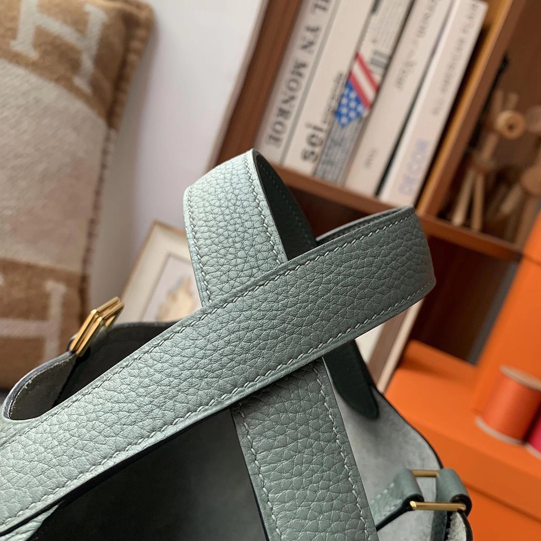 에르메스 피코탄18 세이지 금장 끌레망스 가죽